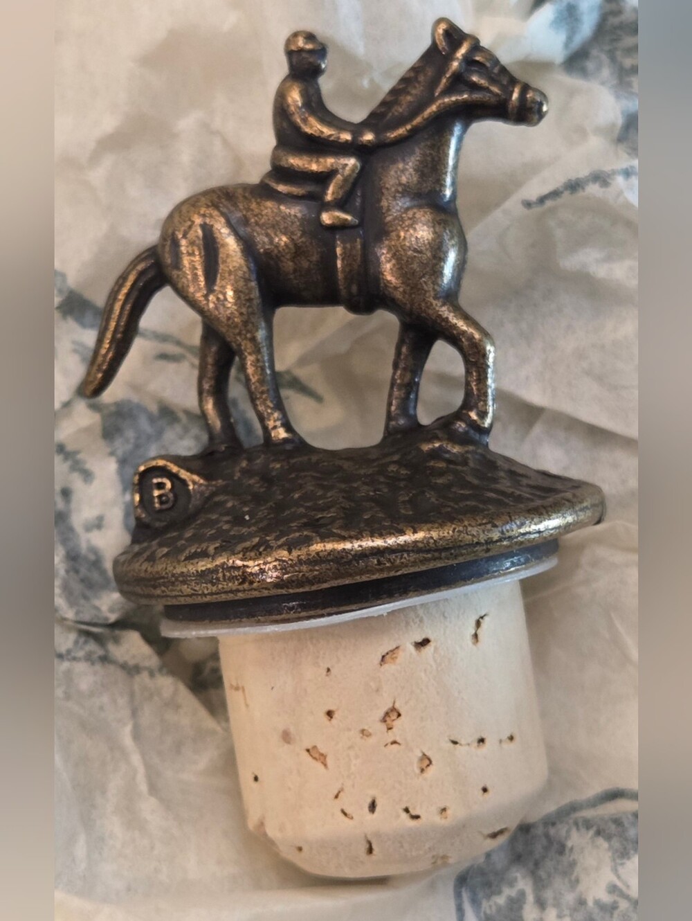 Blanton's Horse Bottle Stopper - Letter B